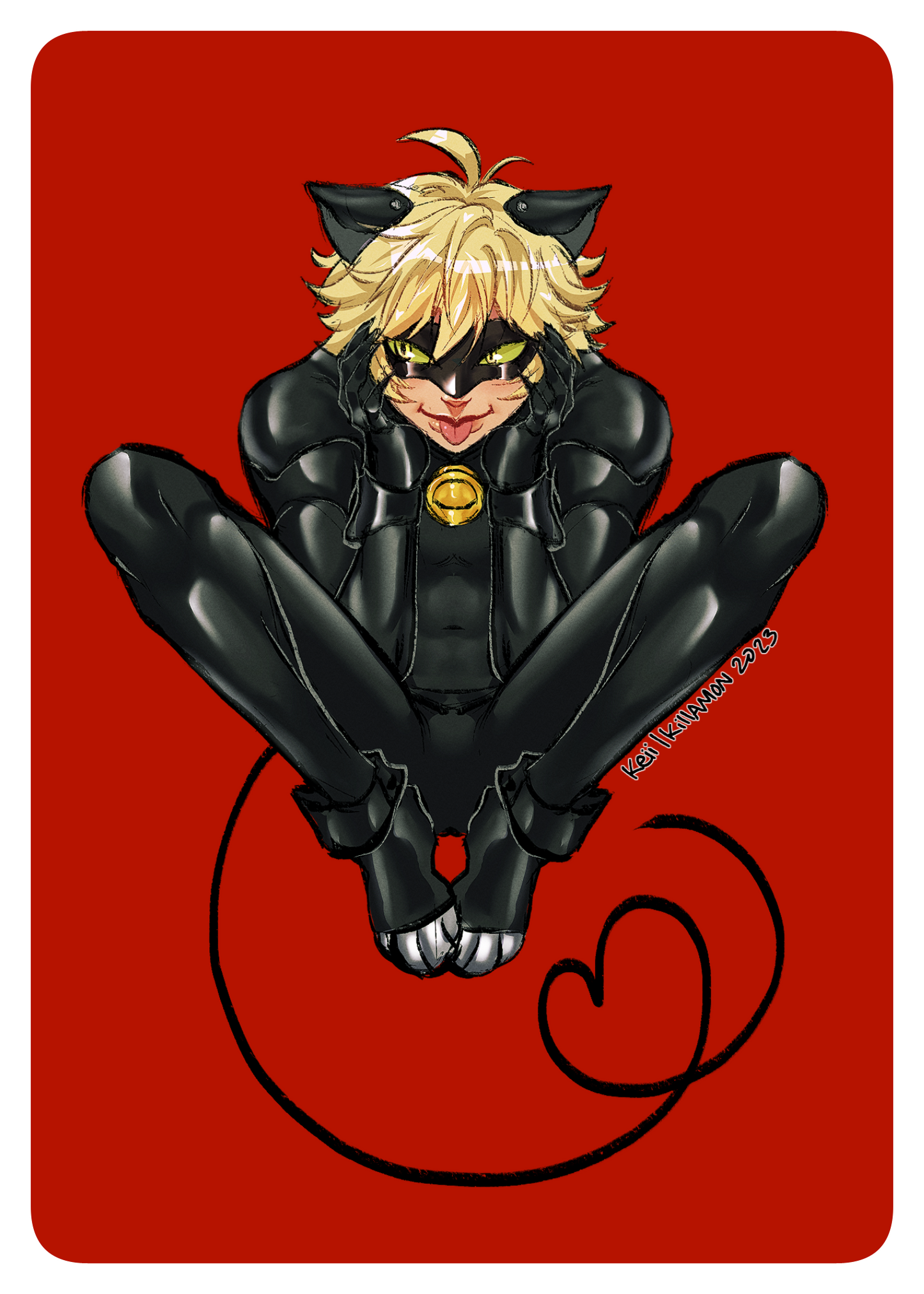 Chat Noir Mini Print
