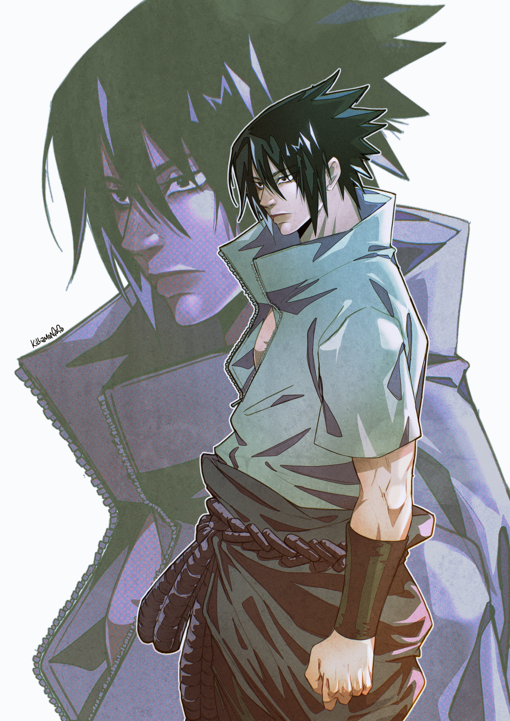 Sasuke Portrait A4 Print