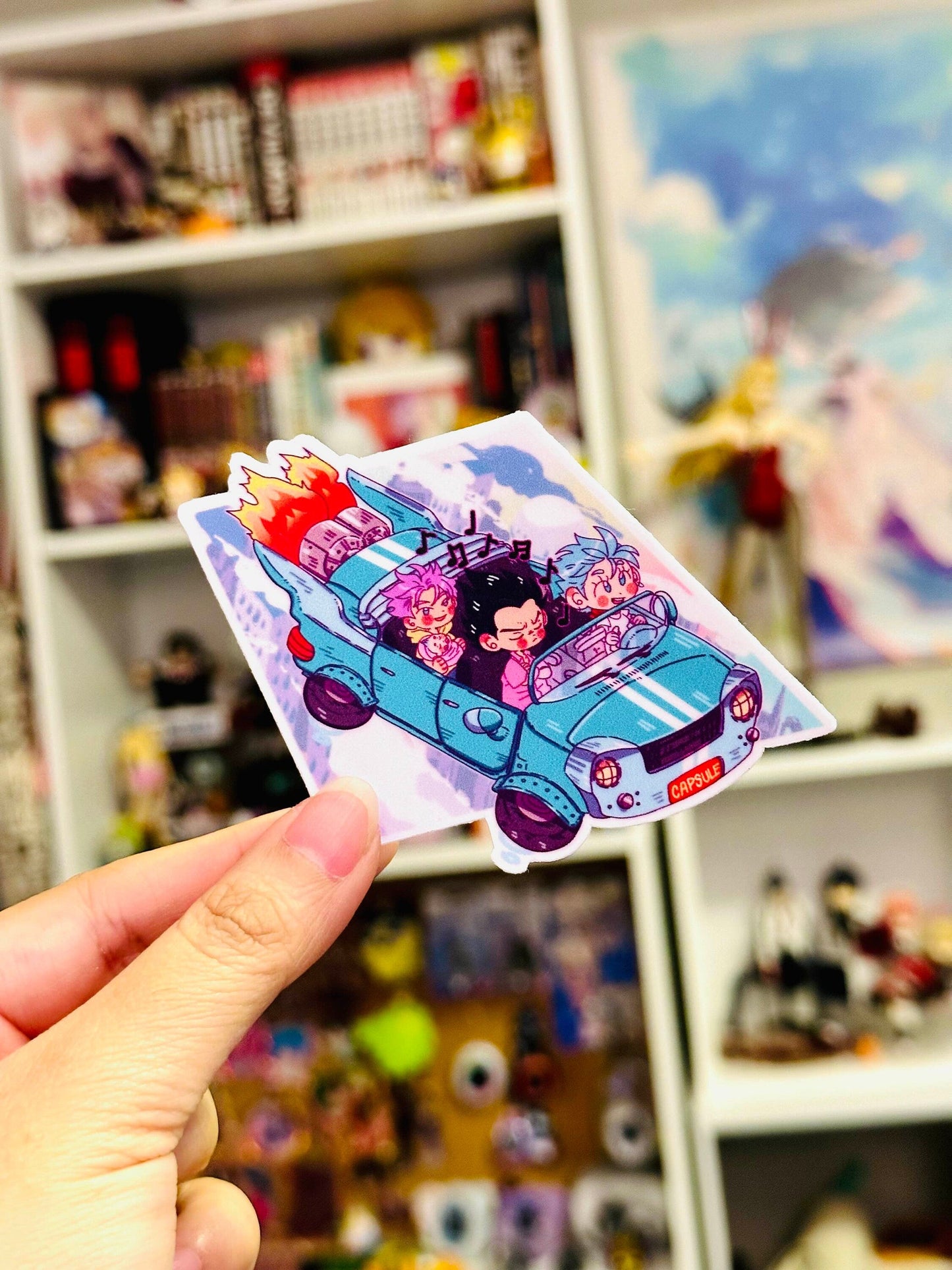 Dragon Ball Car Ride Stickers
