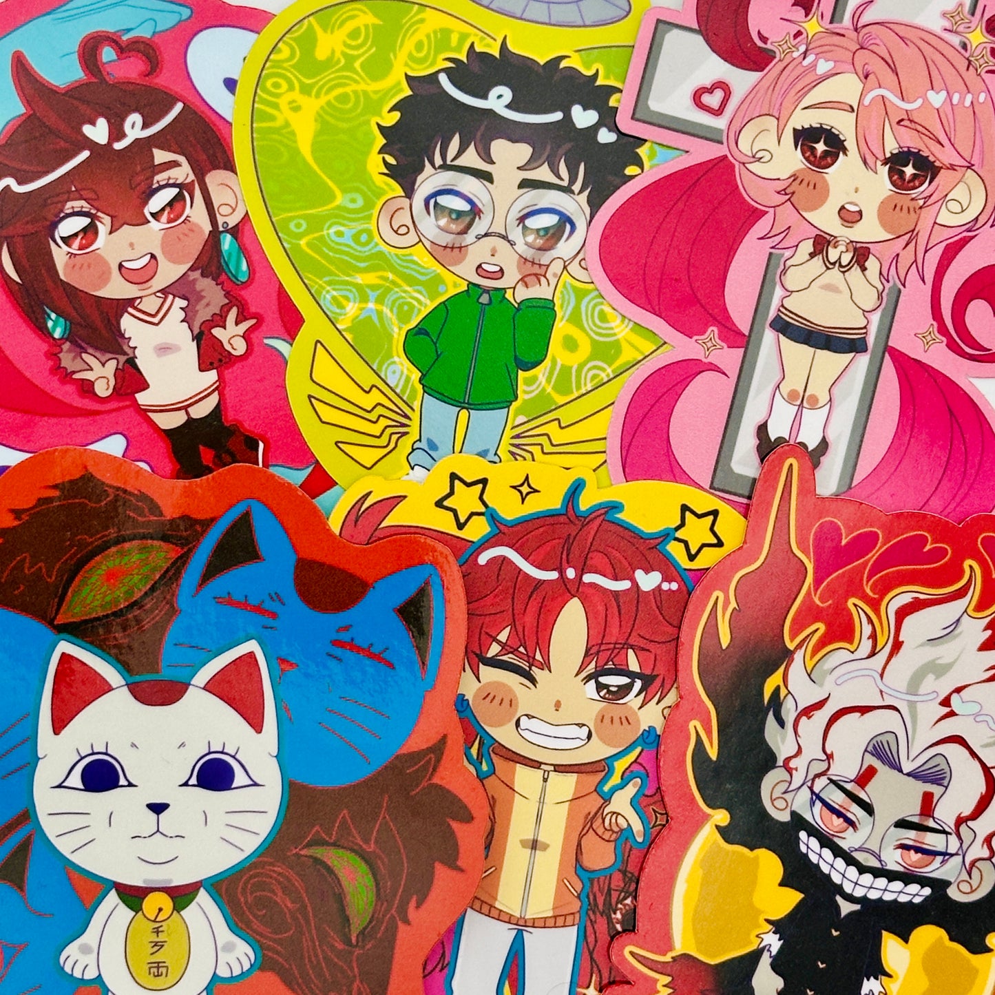 Various Dandadan Stickers