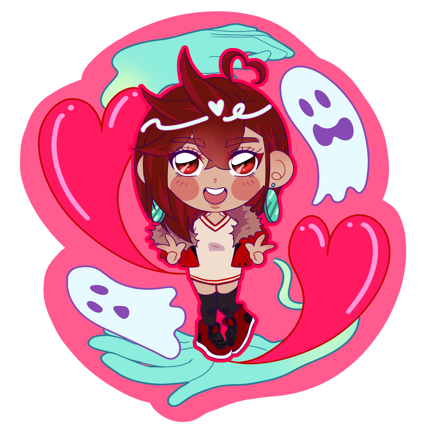 Various Dandadan Stickers