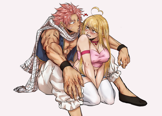 Natsu x Lucy Mini Print