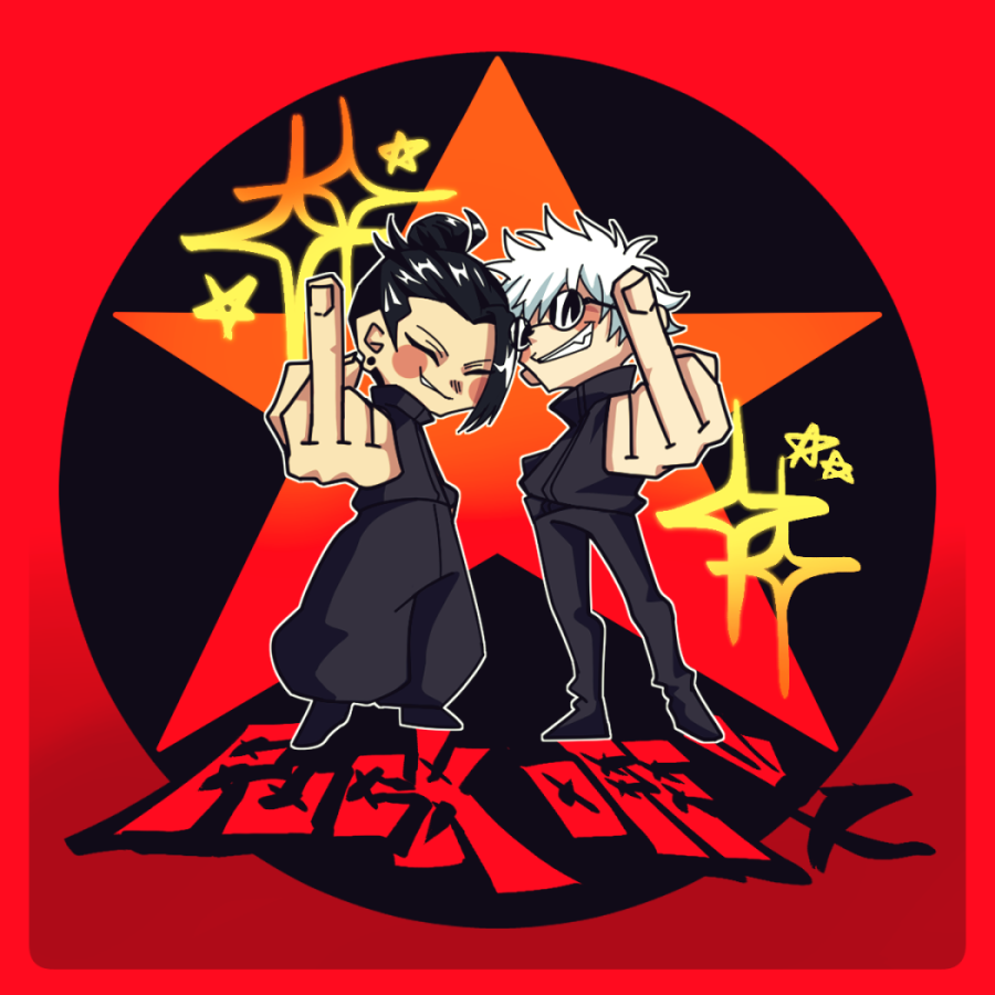 Gojo x Geto FO! Sticker