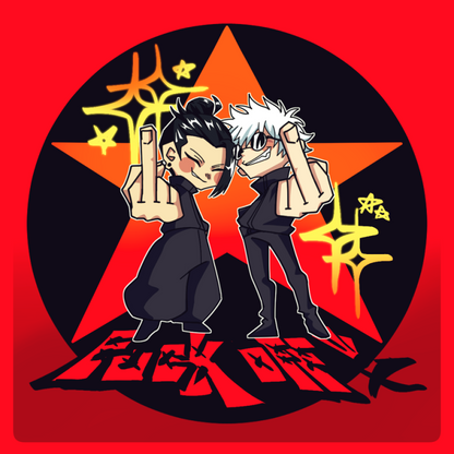 Gojo x Geto FO! Sticker