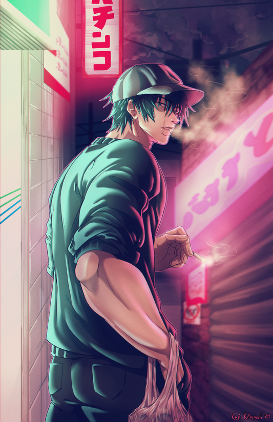 Toji buying milk print