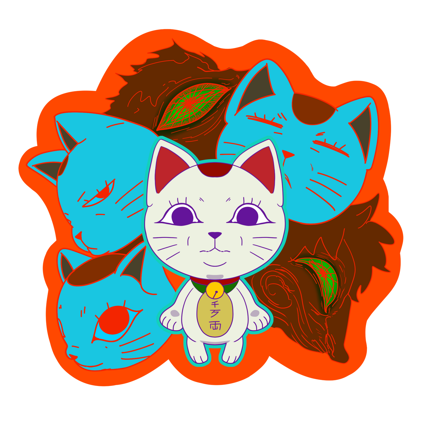 Various Dandadan Stickers