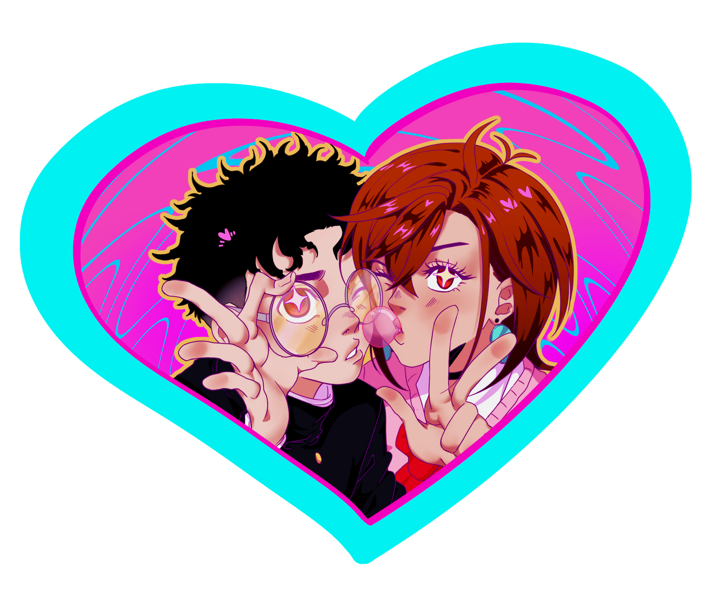 Various Dandadan Stickers