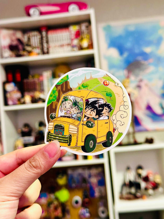 Dragon Ball Car Ride Stickers