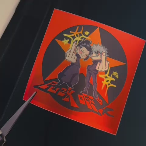 Gojo x Geto FO! Sticker